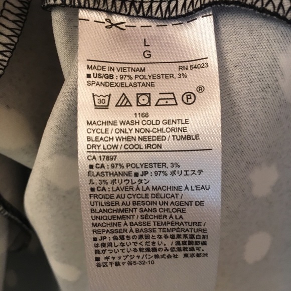 Banana Republic L Black White Dot Peplum Top 🌸 - Picture 4 of 4